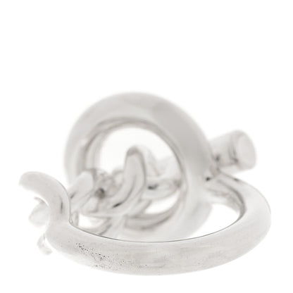 Hermes Sterling Silver GM Croisette Ring 52 6 3 of 4
