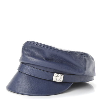 Gucci Calfskin Cellarius Hat M Washed Indigo 1 of 7