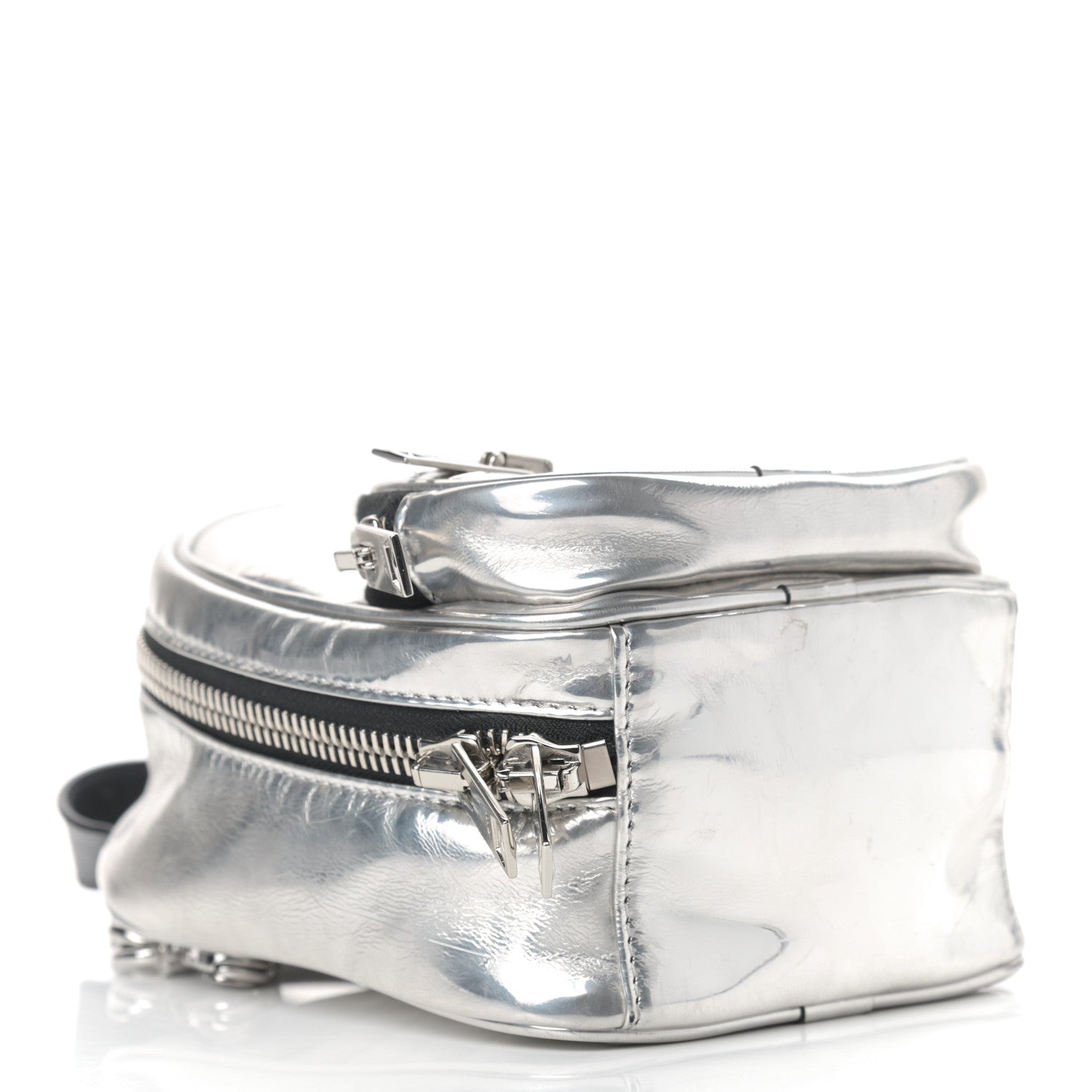 Alexander Wang Metallic Lambskin Mini Attica Backpack Silver 4 of 11