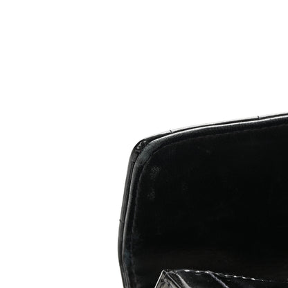 Chanel Patent Quilted East West Chocolate Bar Flap Black 12 of 14