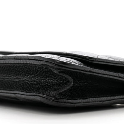 Chanel Caviar Quilted Wallet On Chain WOC Black 11 of 12