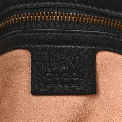 Gucci Calfskin Matelasse Studded Medium GG Marmont Shoulder Bag Black 6 of 15