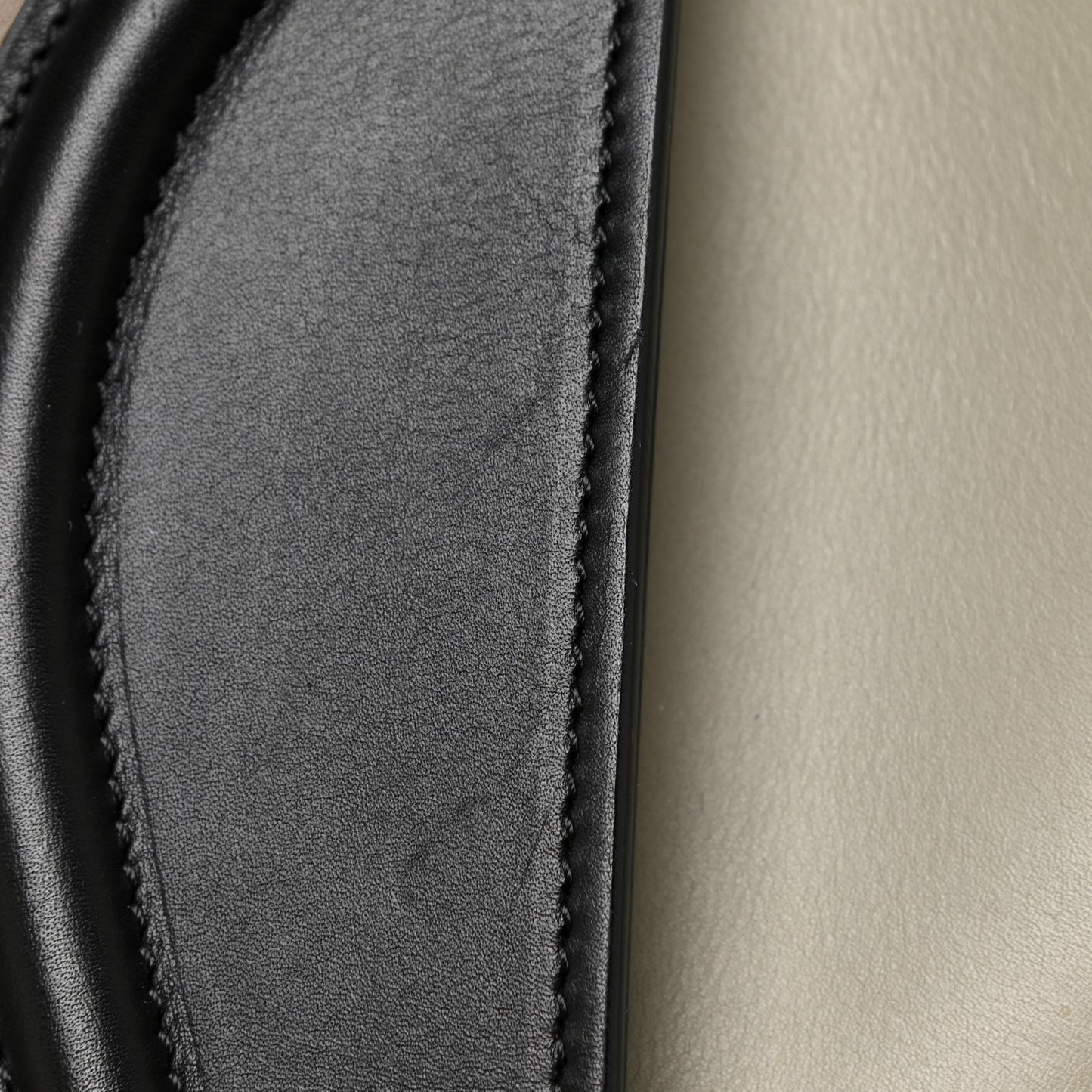 Satin Calfskin Mini Tri-Color Luggage Dark Grey