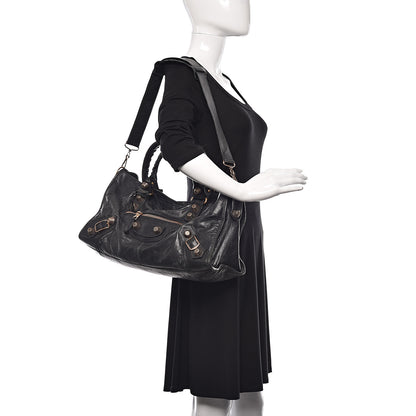 Balenciaga Agneau Giant 21 Rose Gold Hardware Part Time Black 2 of 12