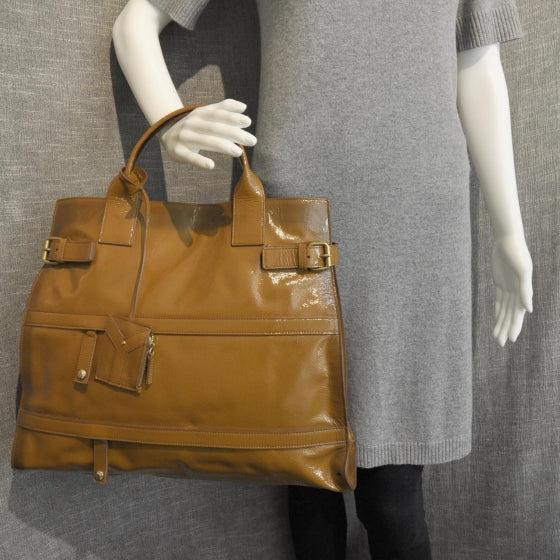 Patent Sac Anais Tote Camel