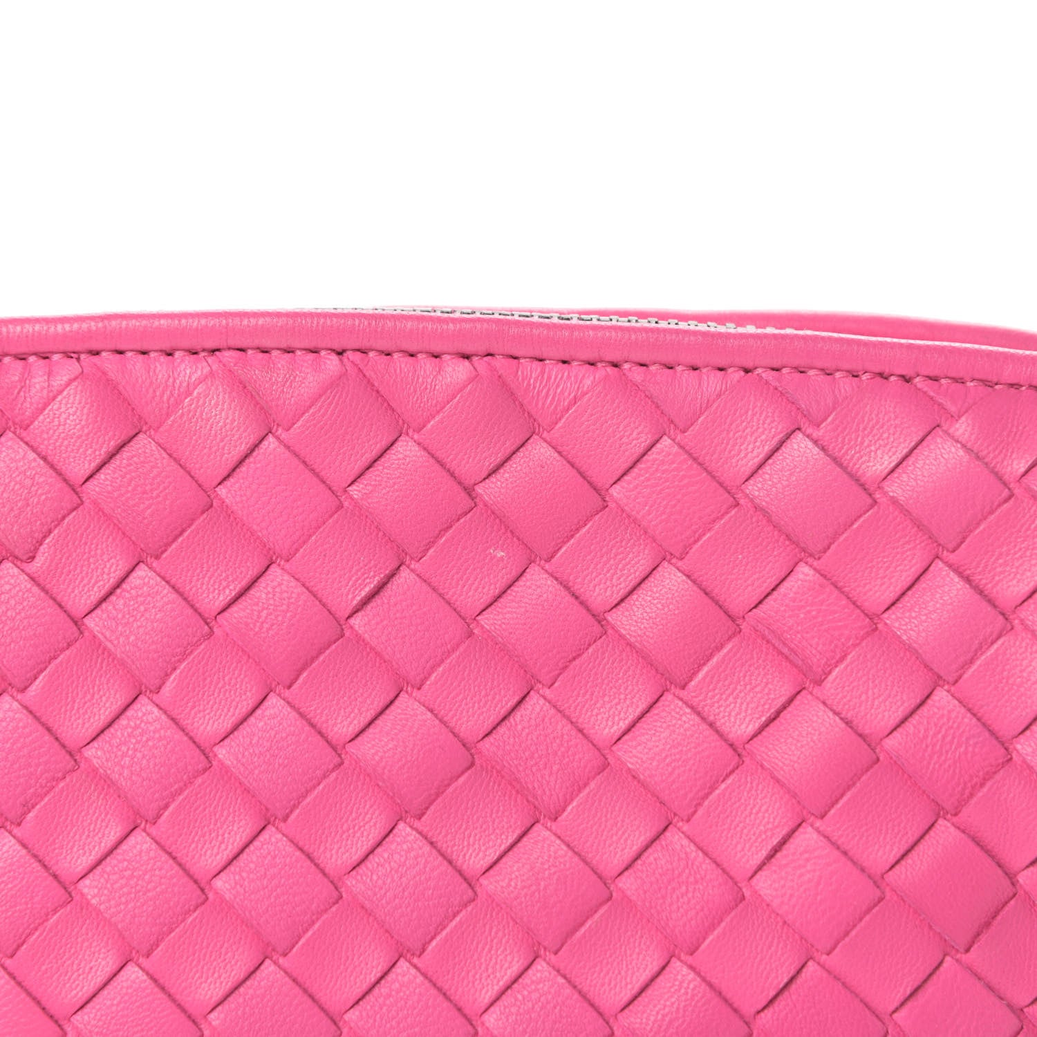 Bottega Veneta Nappa Intrecciato Nodini Bag Shock Pink 12 of 12