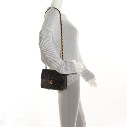 Chanel Lambskin Quilted Mini Square Flap Brown 2 of 11