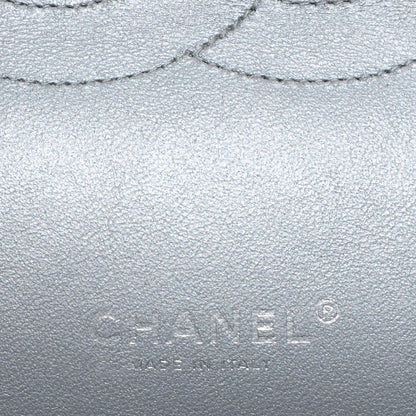 Chanel Lambskin Maxi Double Flap Silver 6 of 8