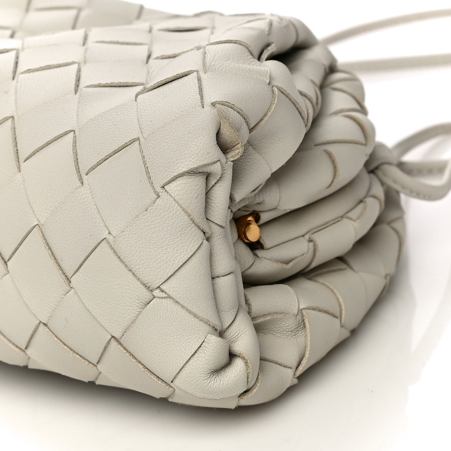 Nappa Intrecciato The Mini Pouch Chalk