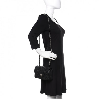 Chanel Lambskin Quilted Mini Rectangular Flap Black 2 of 11