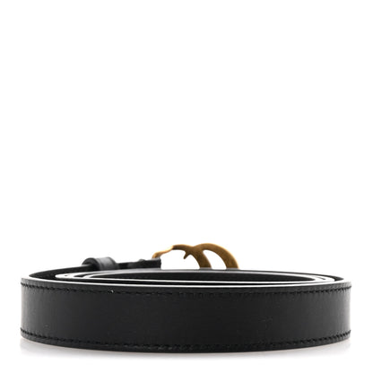 Gucci Calfskin Double G 20mm Belt 85 34 Black 2 of 5