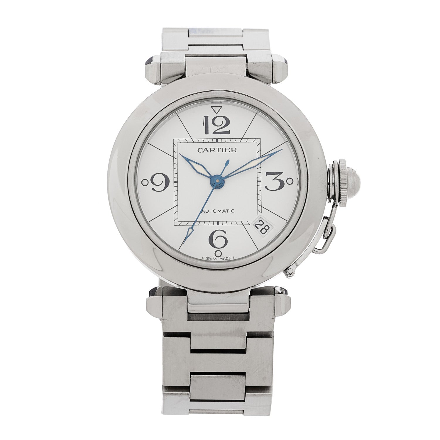 Cartier Stainless Steel 35mm Pasha C Automatic Watch 1 of 4