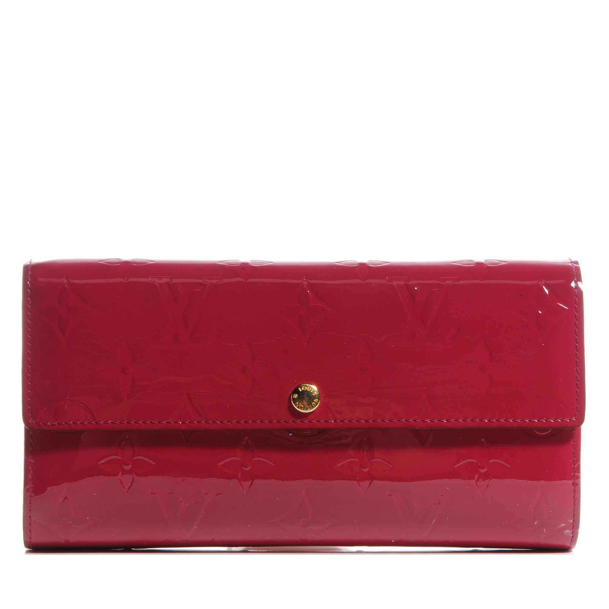 Louis Vuitton Vernis Sarah Wallet Rose Indien 1 of 8