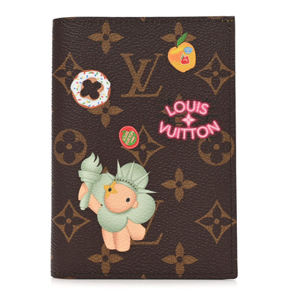 Louis Vuitton Monogram 57th Street NYC Passport Cover Yellow Cab 1 of 6