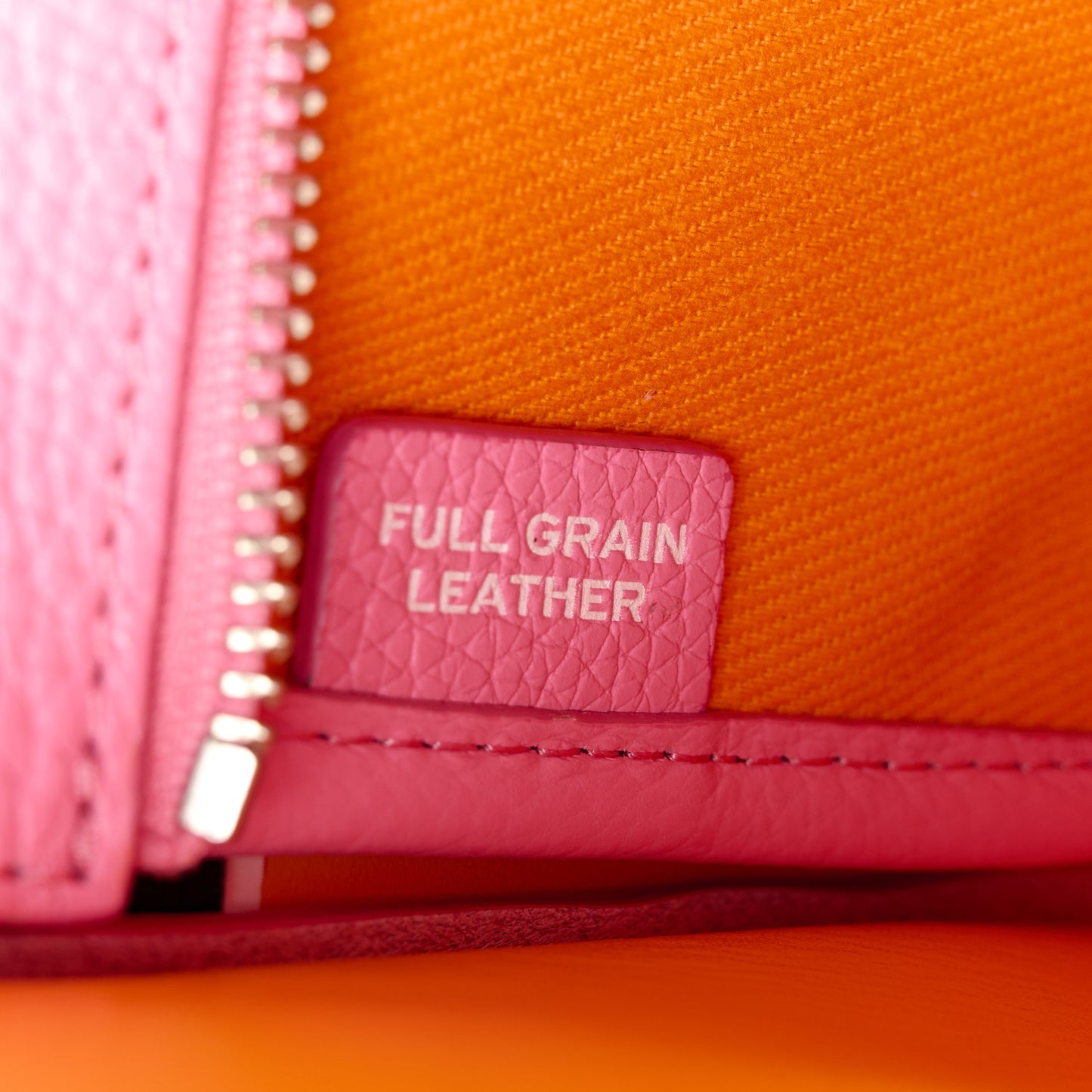 Grained Calfskin Small The Tote Bag Candy Pink