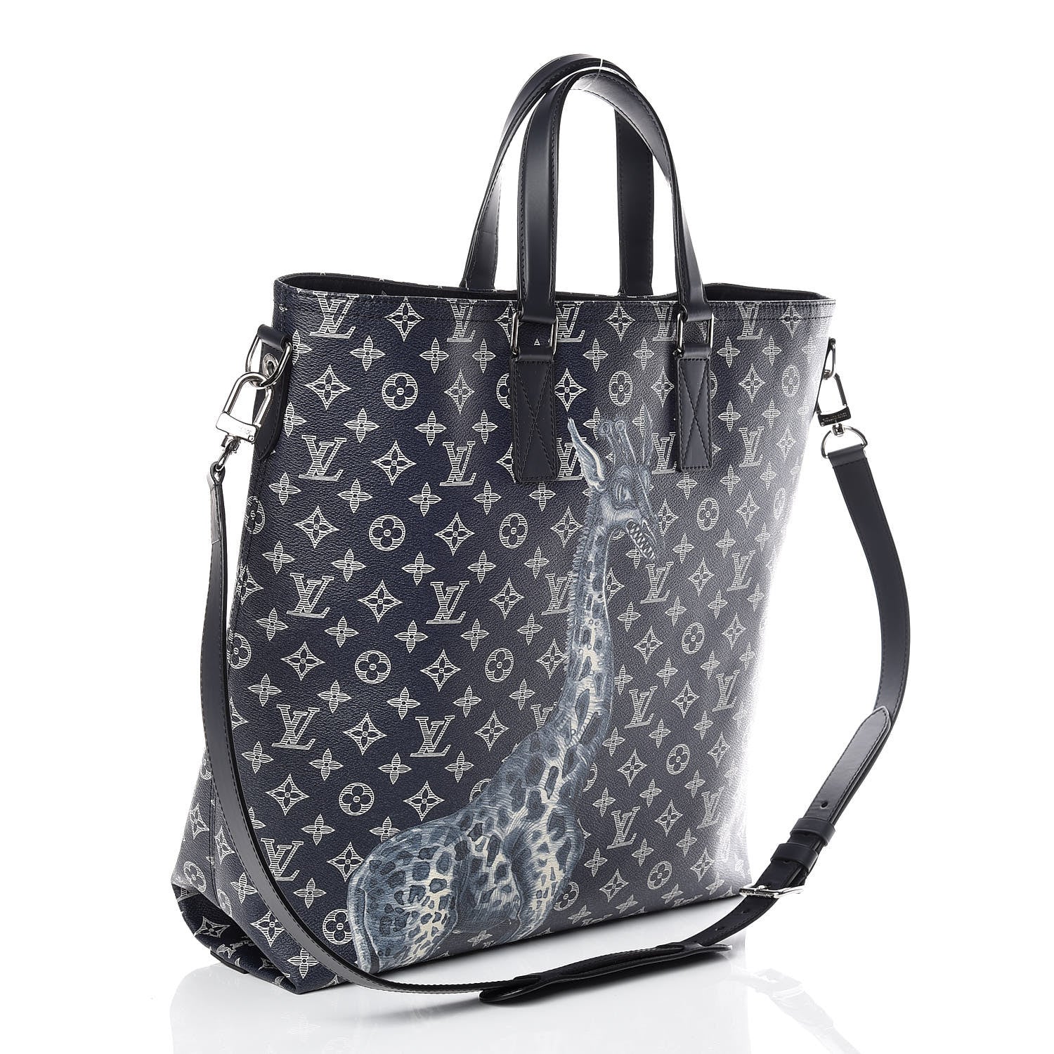 Louis Vuitton Savane Monogram Chapman Atlas Tote Ink 3 of 11