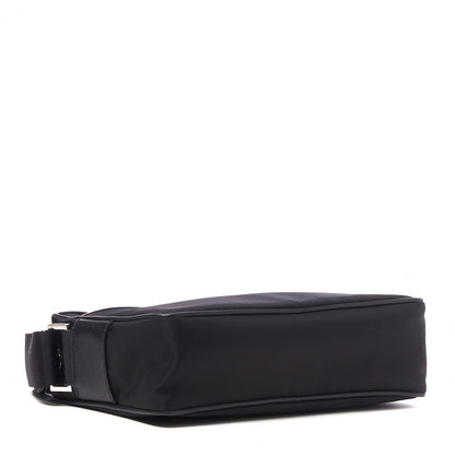 Prada Tessuto Nylon Saffiano Shoulder Bag Black 3 of 8