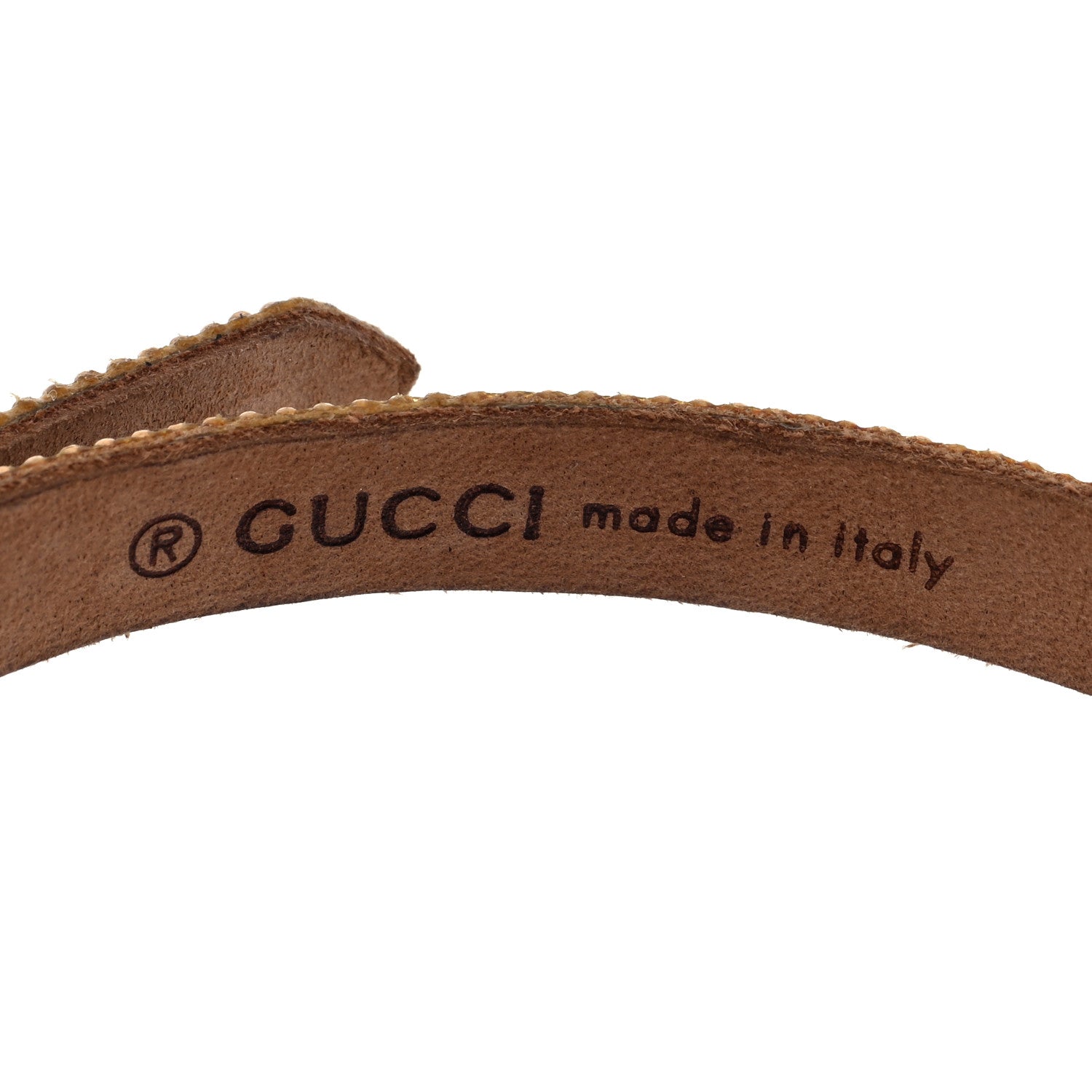 Gucci Calfskin Crystal Embellished Double G Choker Necklace Black 4 of 4