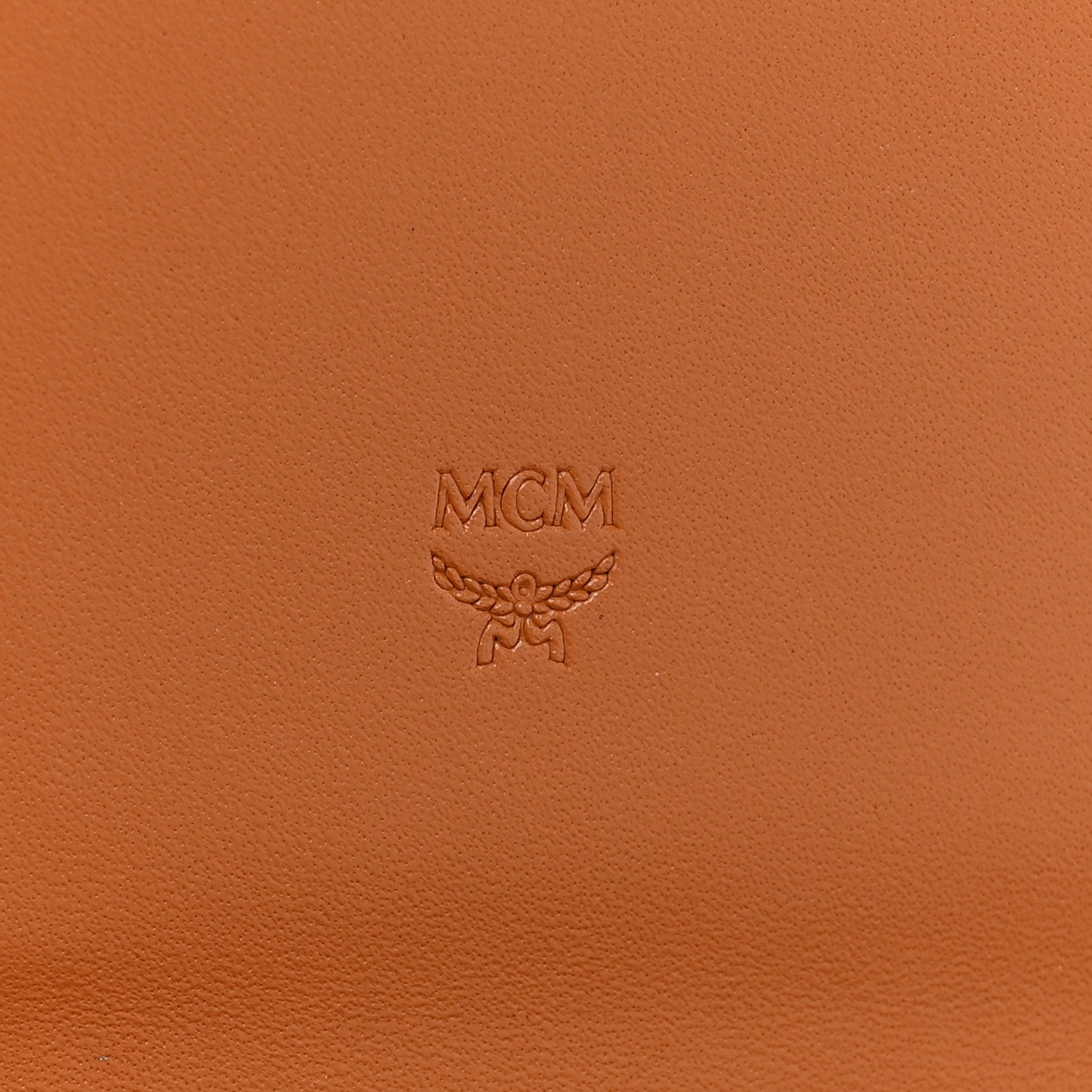 MCM Visetos Large Trifold Flap Wallet Cognac 8 of 17