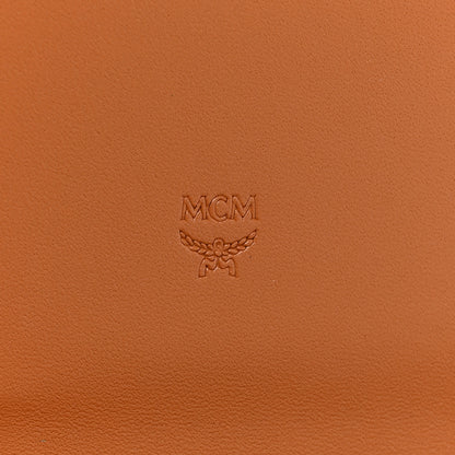 MCM Visetos Large Trifold Flap Wallet Cognac 8 of 17