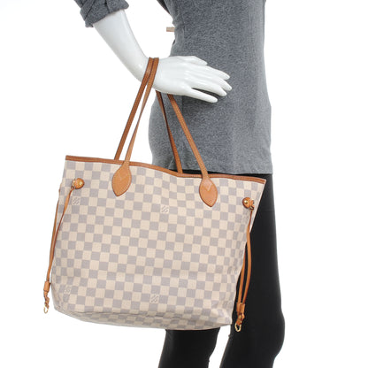 Louis Vuitton Damier Azur Neverfull MM 2 of 8