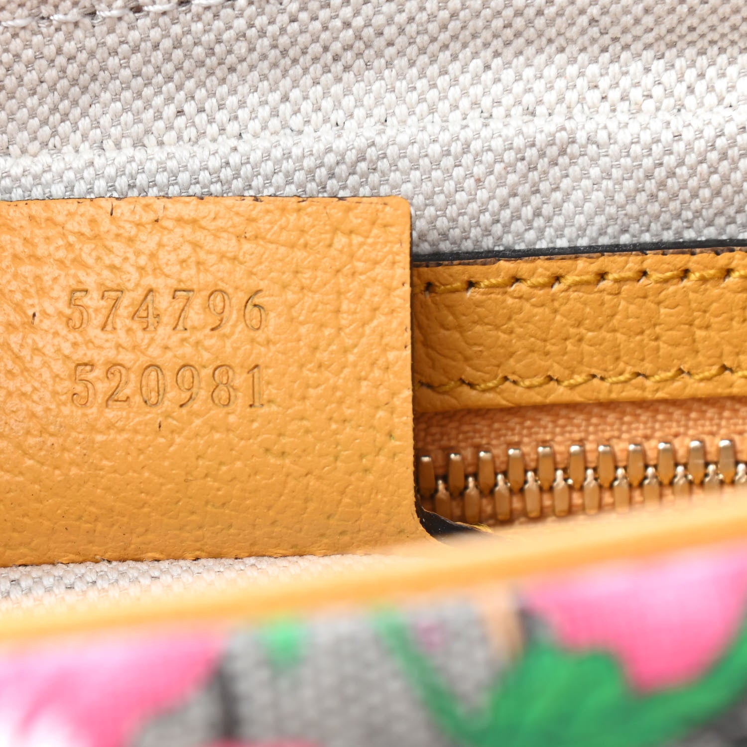 Gucci GG Supreme Monogram Flora Medium Ophidia Belt Bag Beige Multicolor Crop 8 of 8