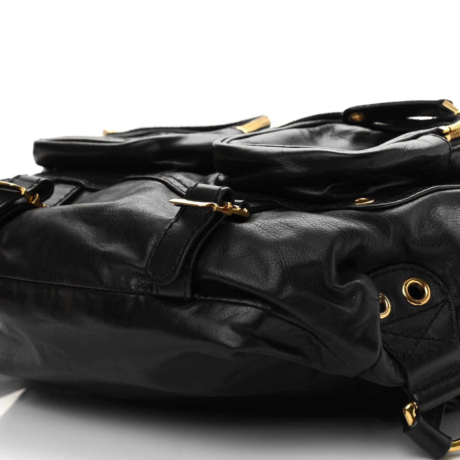 Gucci Calfskin Medium Darwin Convertible Backpack Black 10 of 10