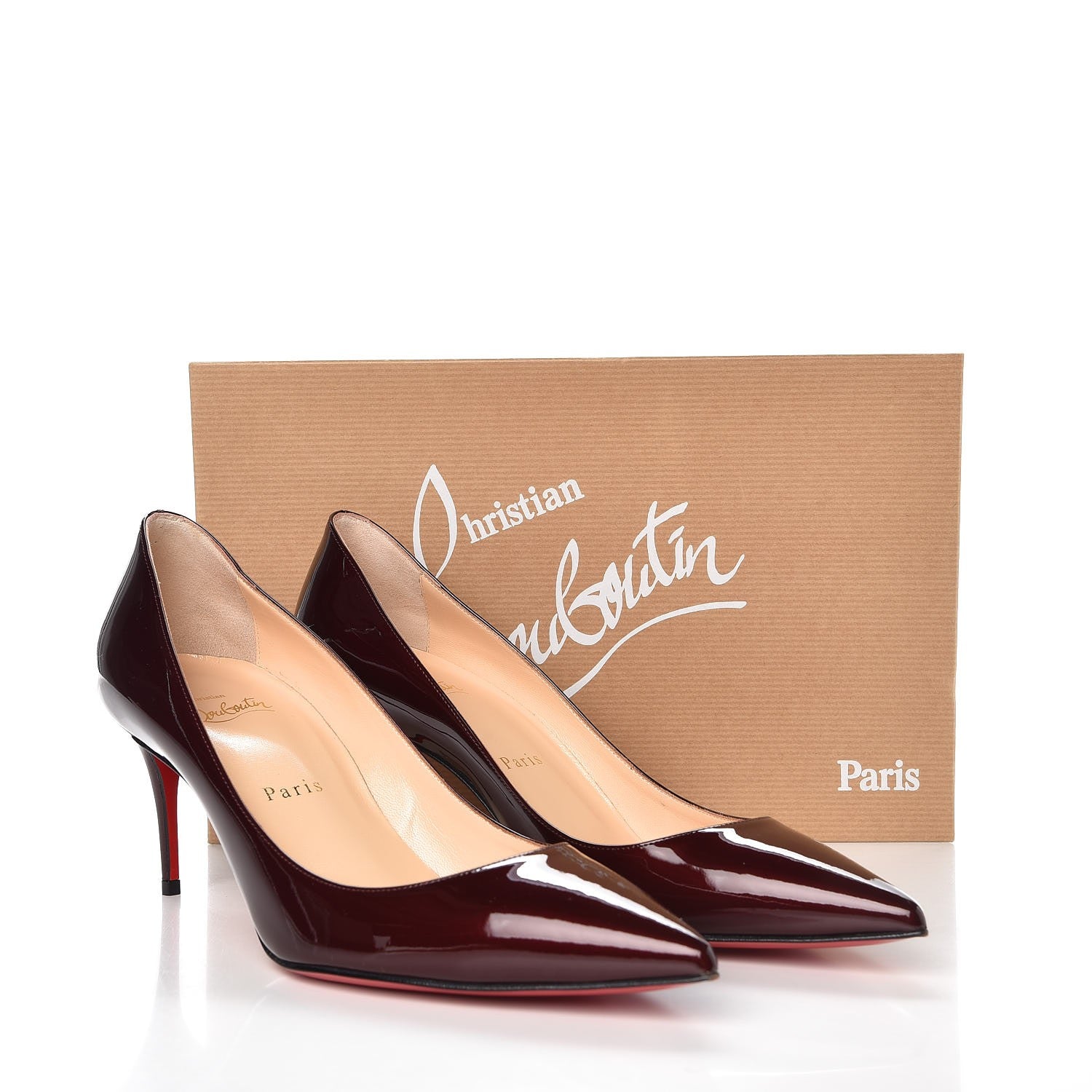 Christian Louboutin Patent Decollete 554 70 Pumps 38.5 Orthodoxe 9 of 9