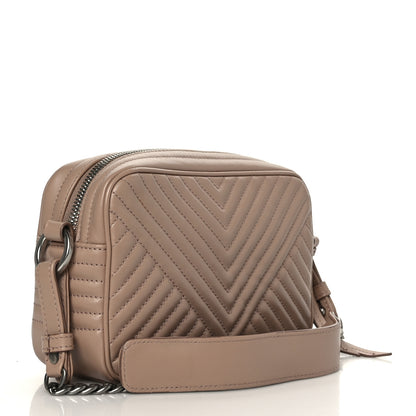 Prada Soft Calfskin Impunture Diagramme Camera Bag Cipria 3 of 8