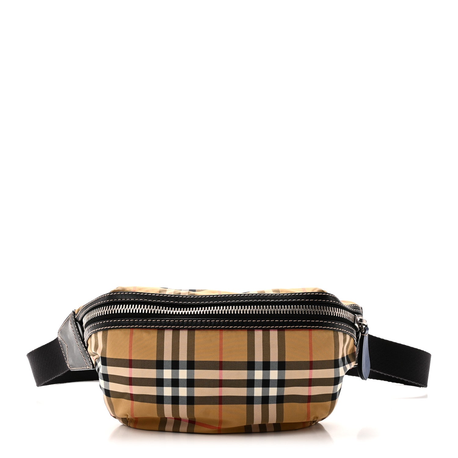 Burberry Nylon Vintage Check Medium Sonny Bum Bag Archive Beige Black 1 of 10