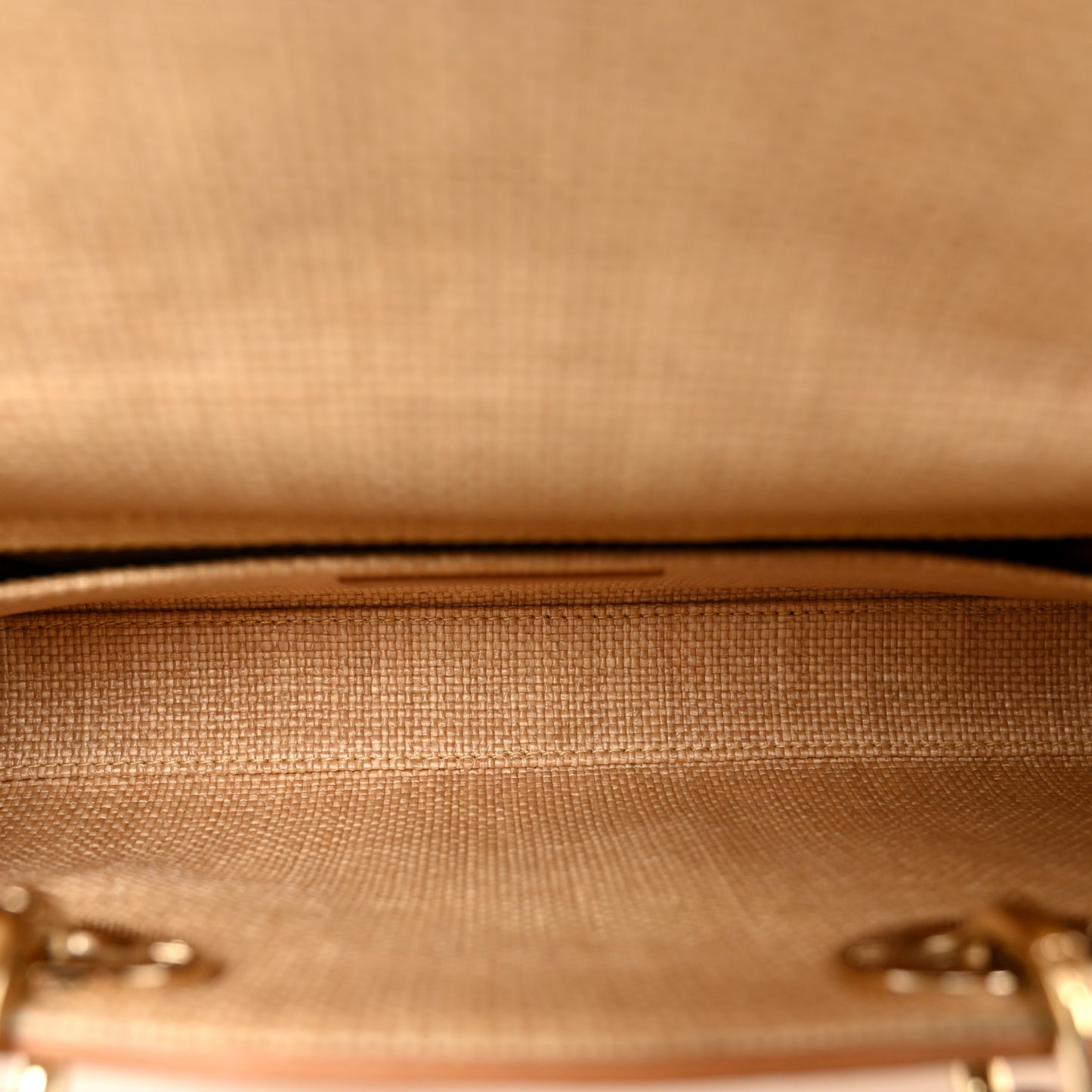 Raffia Macro Cannage Lady D-Joy Natural