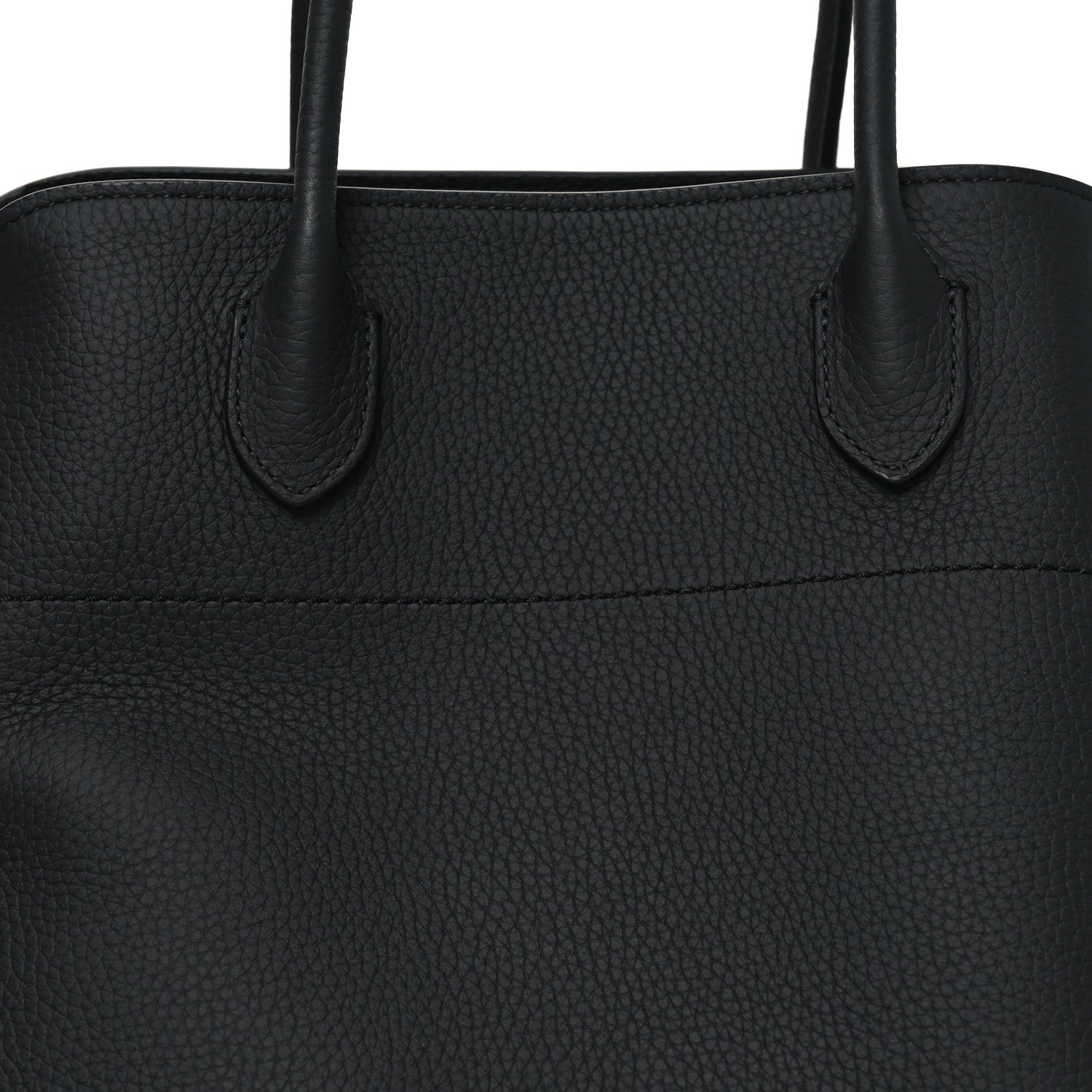 The Row Matte Grained Calfskin Soft Margaux 15 Black 7 of 9