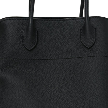 The Row Matte Grained Calfskin Soft Margaux 15 Black 7 of 9
