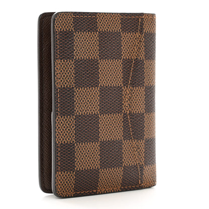Louis Vuitton Damier Ebene Pocket Organizer NM 3 of 8