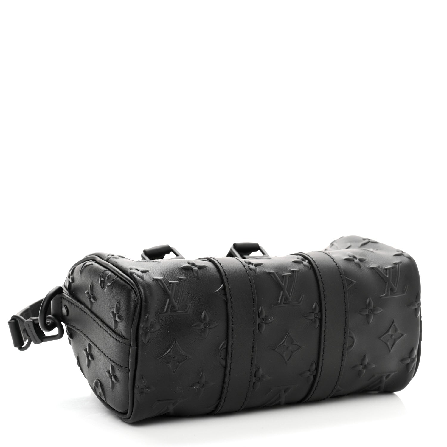 Louis Vuitton Monogram Seal Keepall XS Black 4 of 9