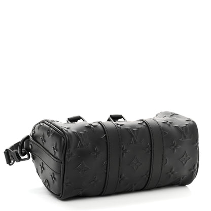 Louis Vuitton Monogram Seal Keepall XS Black 4 of 9