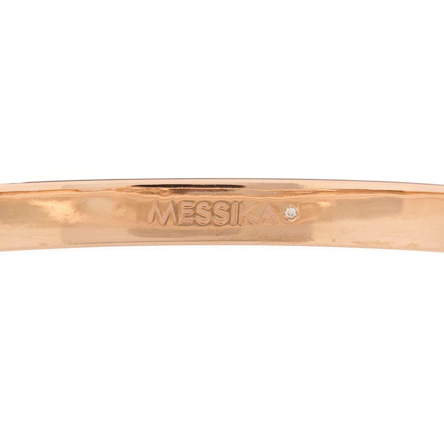 Messika 18K Rose Gold Diamond SM Move Noa Pave Bangle Bracelet S 3 of 4