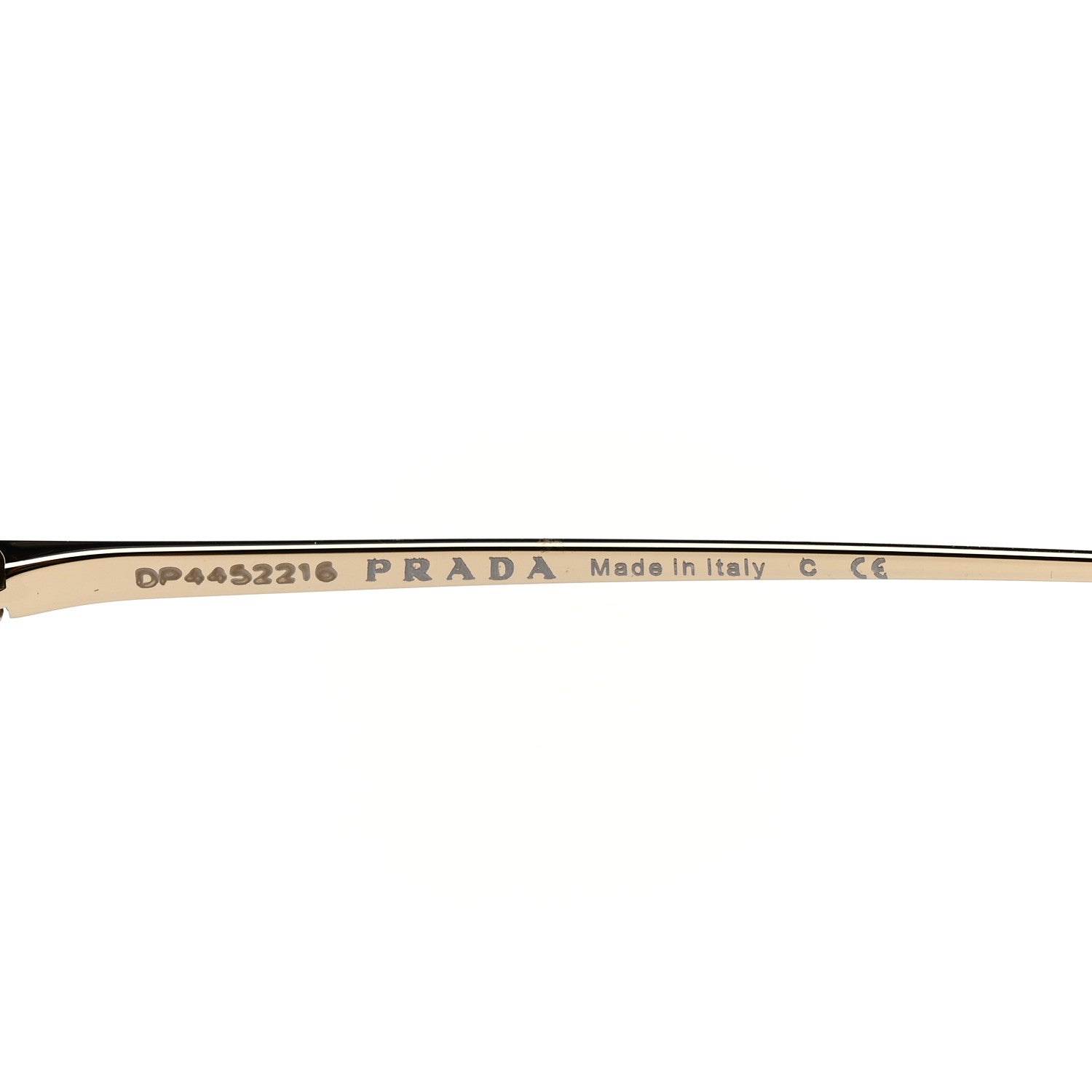 Prada Cat Eye Sunglasses SPR 64U Gold 6 of 8