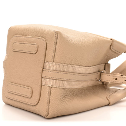 Loro Piana Grained Calfskin Micro Bale Bag Light Mastic 9 of 9