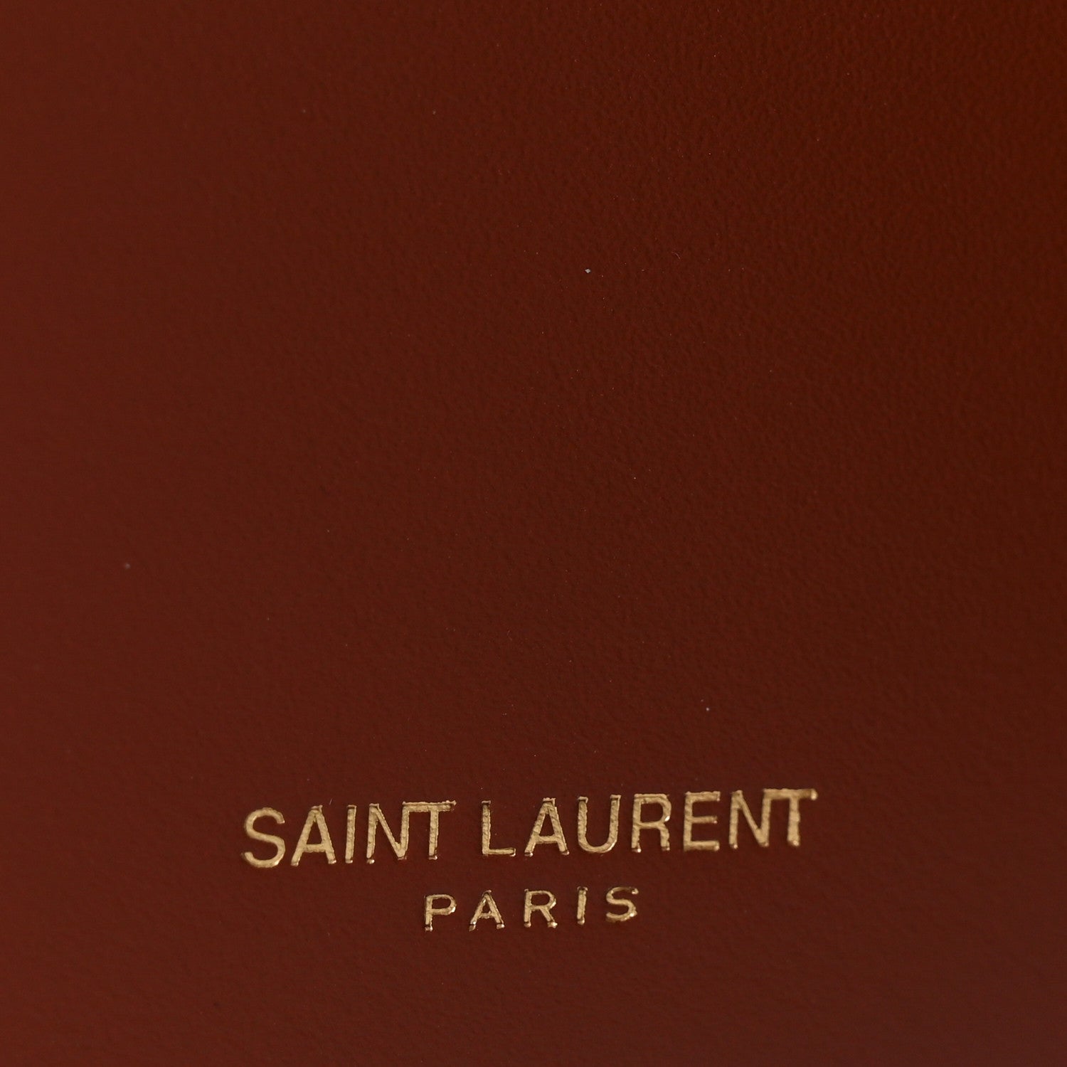 Saint Laurent Classic Toile Monogram A6 Agenda Sleeve Chocolate Kaki 6 of 6