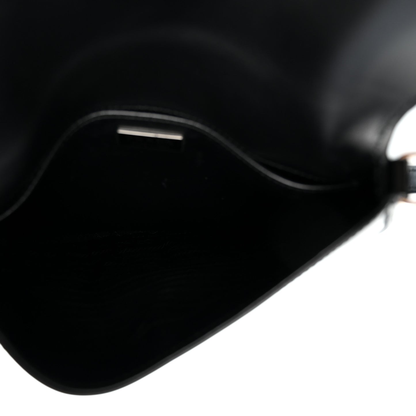 Spazzolato Cleo Flap Shoulder Bag Black