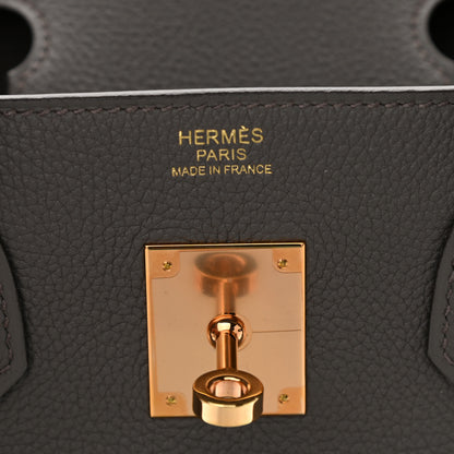 Hermes Togo Birkin 30 Etain 5 of 9
