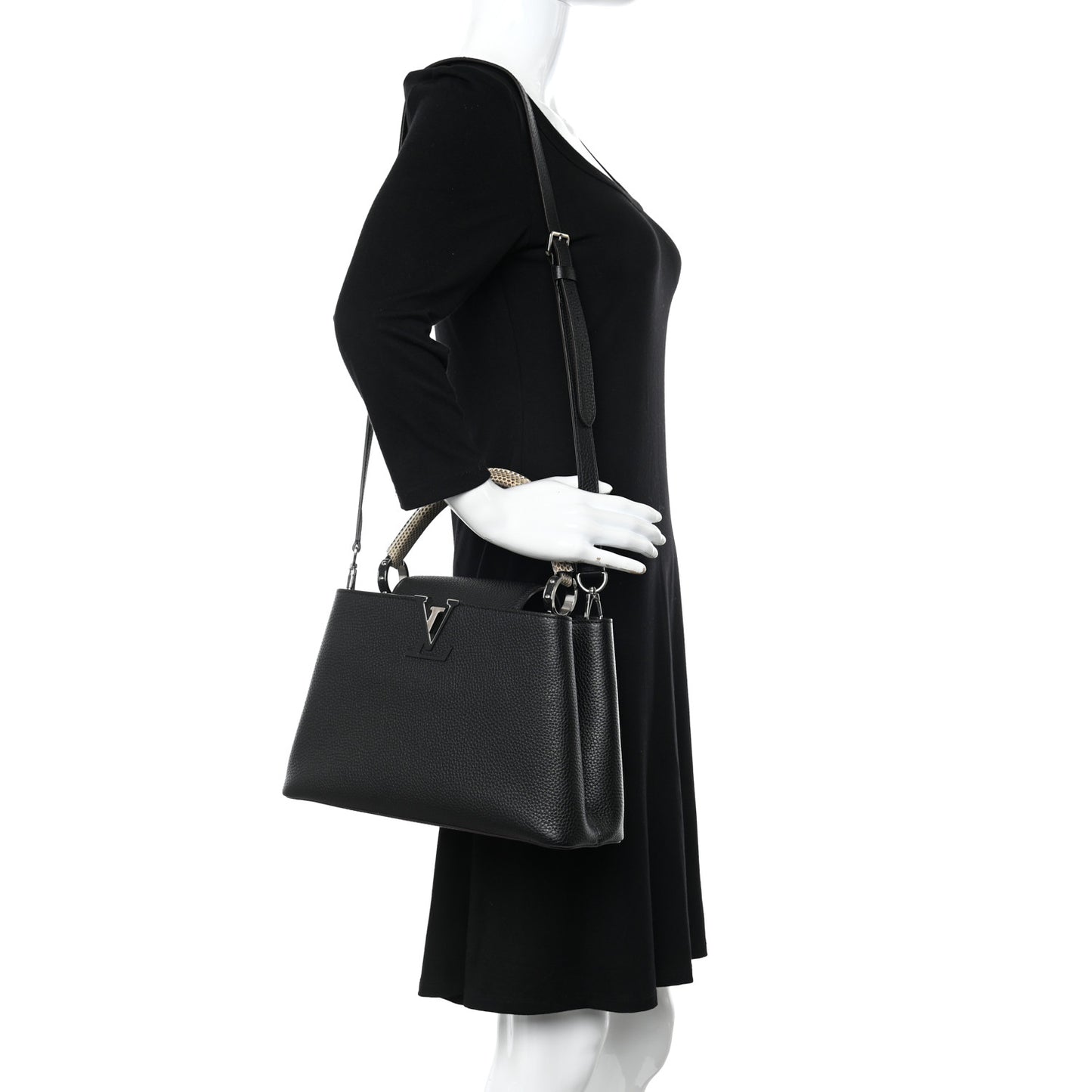Taurillon Ayers Capucines PM Black