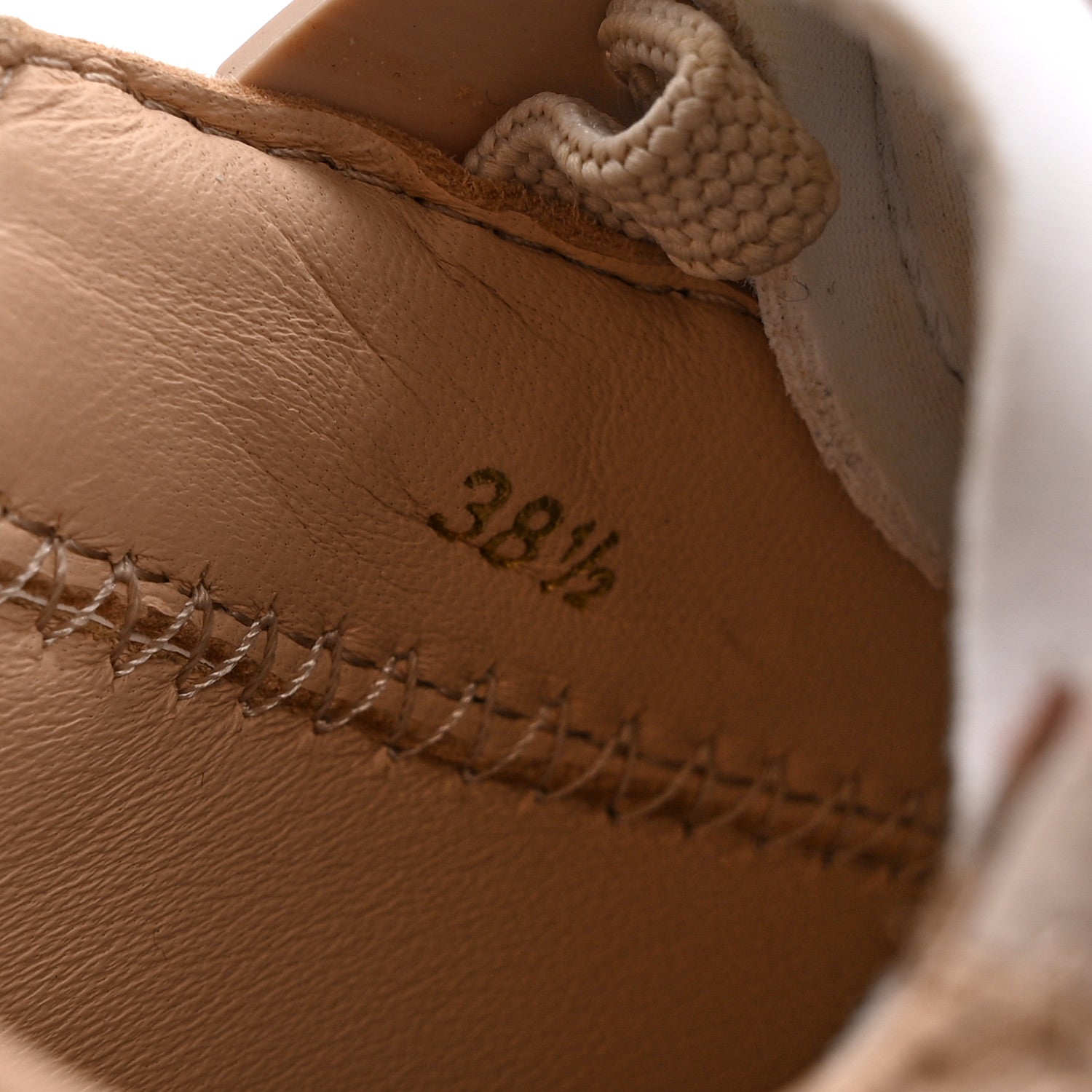Fendi Vitello Fendi Flow Low Top Sneakers 38.5 Poudre 8 of 10
