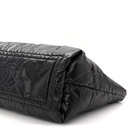 Chanel Nylon Quilted Medium Coco Cocoon Reversible Tote Black 17 of 17
