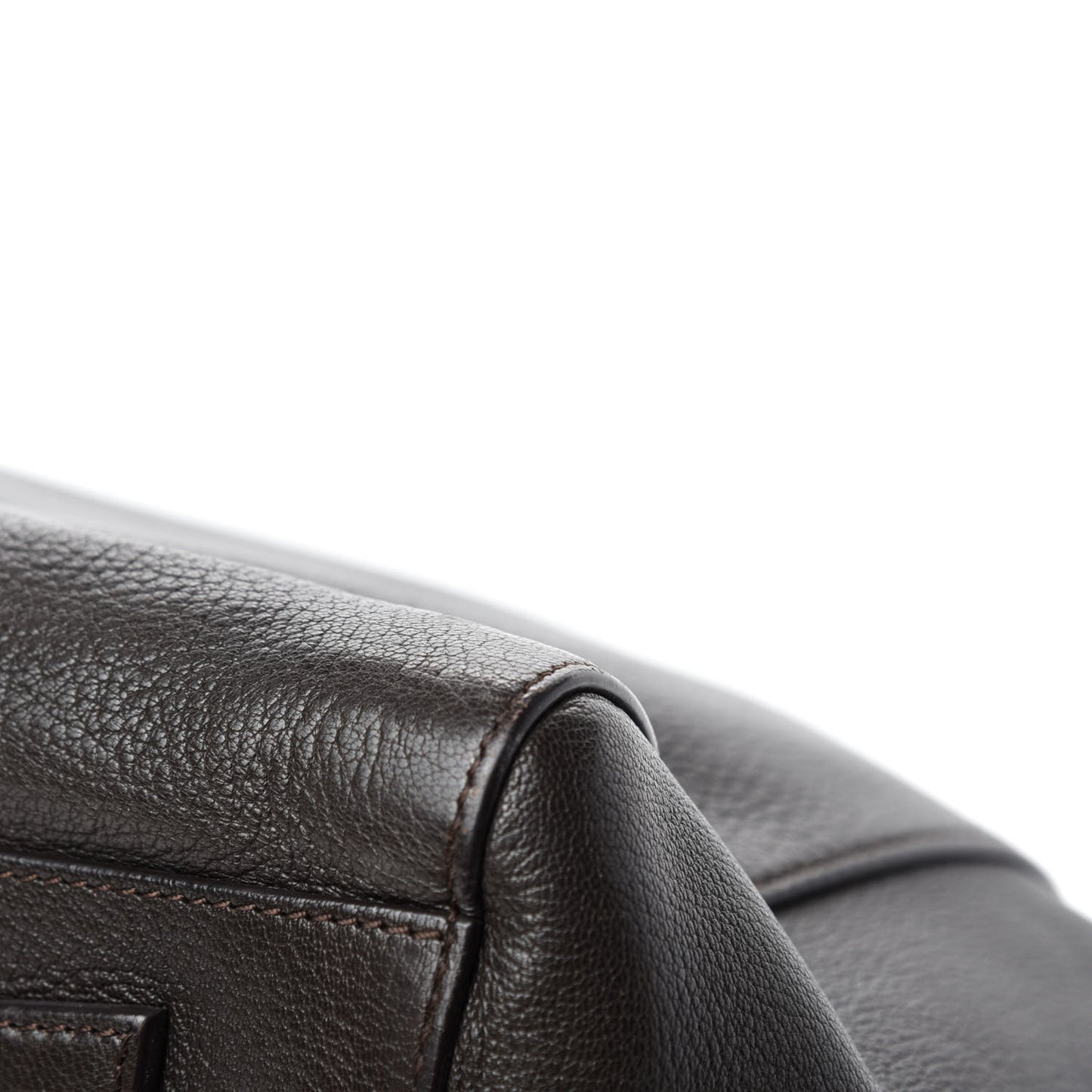 Sugar Goatskin Medium Antigona Dark Brown