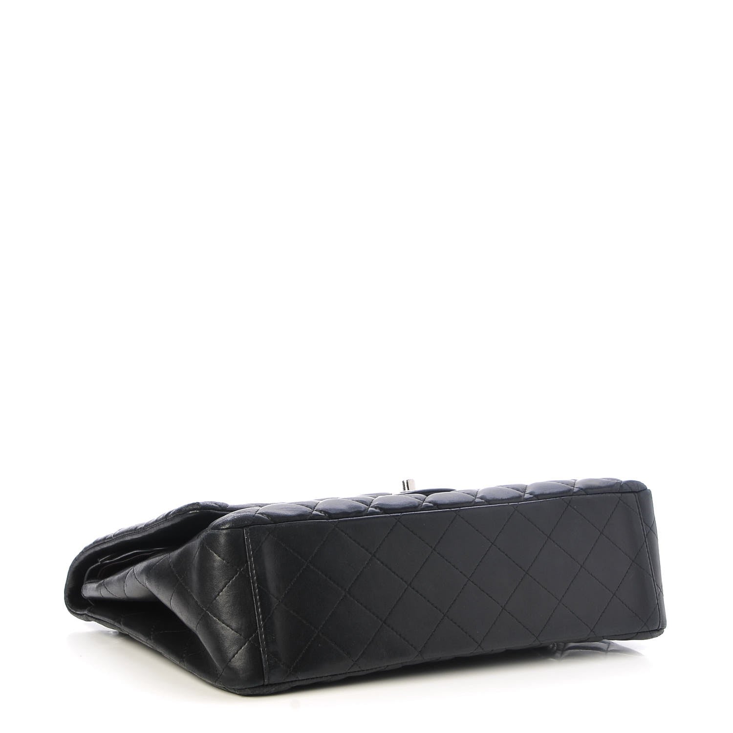 Chanel Lambskin Quilted Maxi Double Flap Black 5 of 8