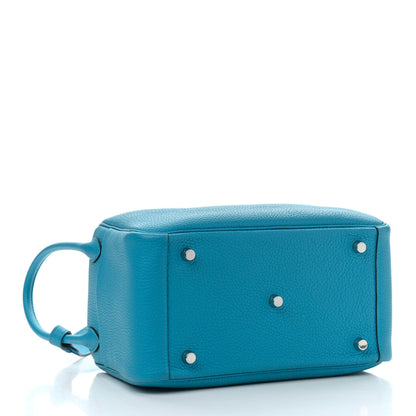 Hermes Taurillon Clemence Lindy 26 Bleu Frida 4 of 11