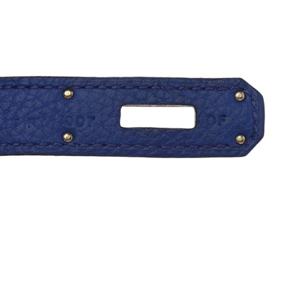 Hermes Togo Birkin 30 Bleu Electrique 7 of 11