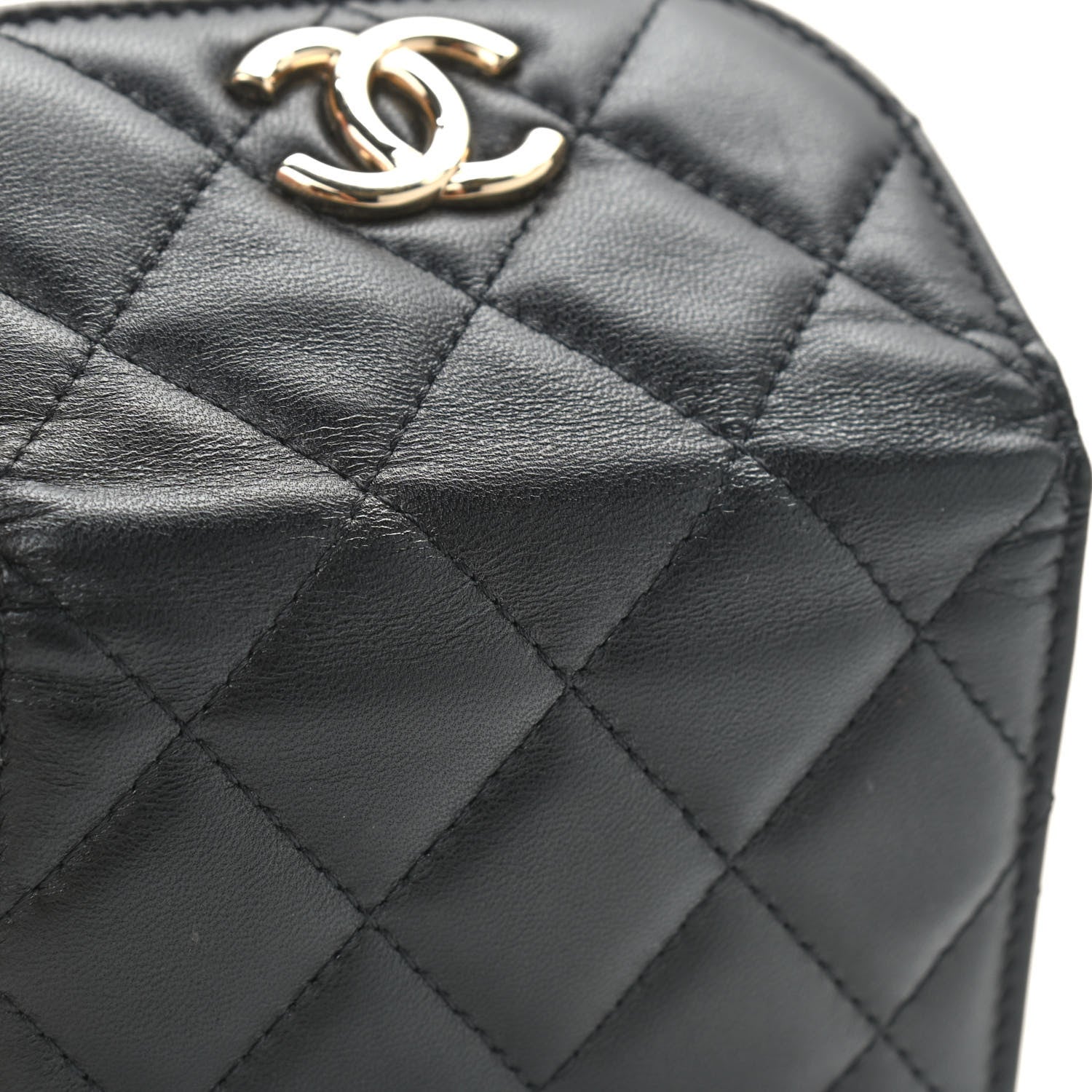 Chanel Lambskin Quilted Waist Bag Black 11 of 16